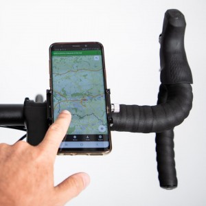 Support de téléphone portable universel en aluminium pour vélo de