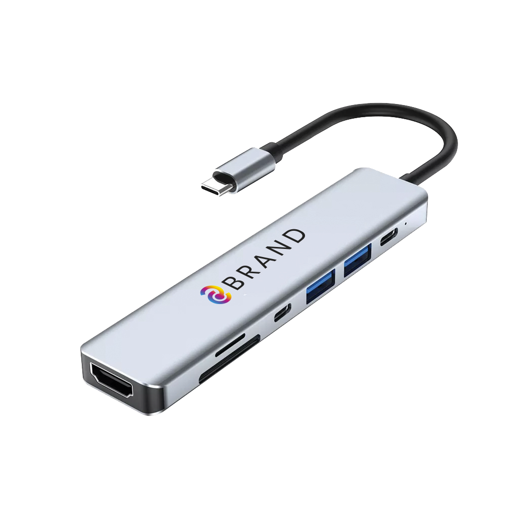 USB-C Hub to HDMI 4K / 2 USB-A / 1 USB-C + 2 card readers