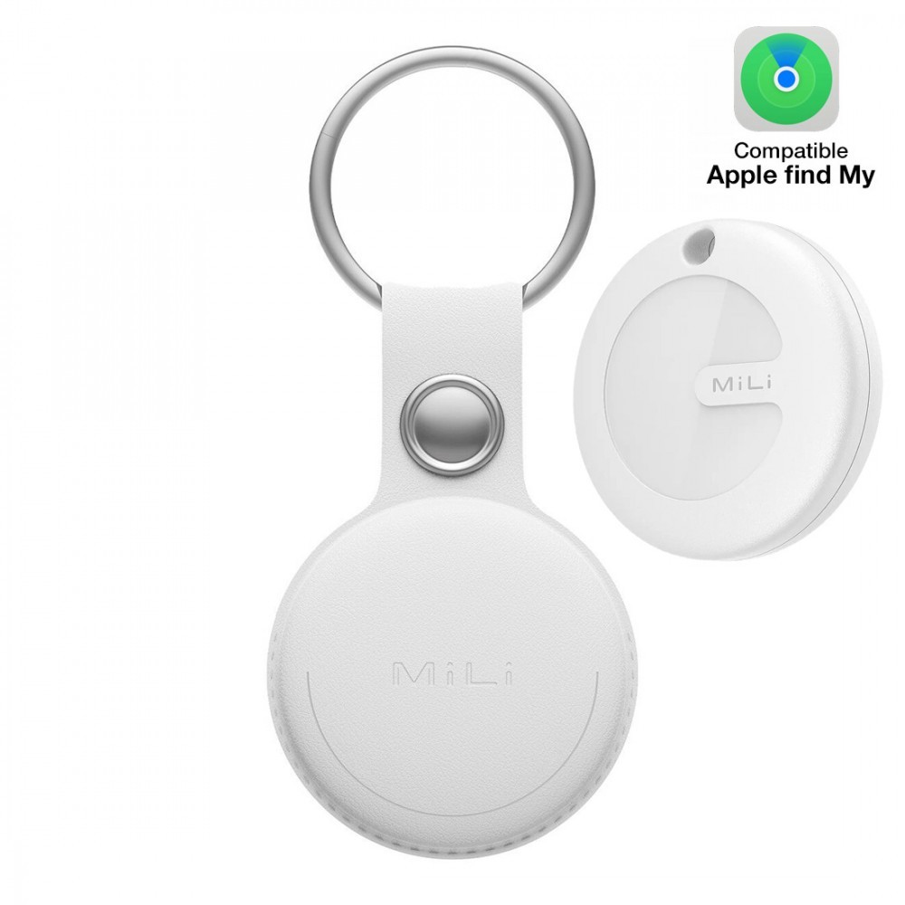 copy of Mili Tag Locator Apple Find My with Keychain - White